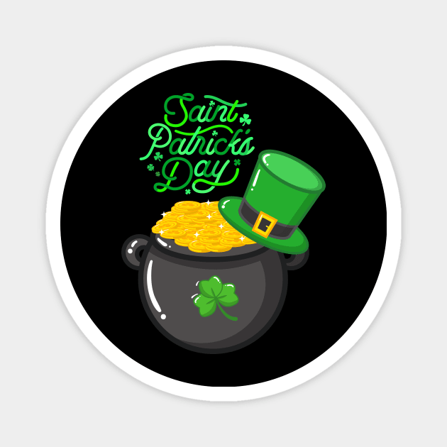 Happy St. Patrick's Day Magnet by Hensen V parkes